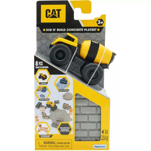 Picture of CAT DIG N BUILD CONCRETE PLAYSET DUMP TRUCK